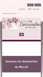 Mobile Screenshot of lesdemoisellesdepallus.com