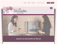 Tablet Screenshot of lesdemoisellesdepallus.com